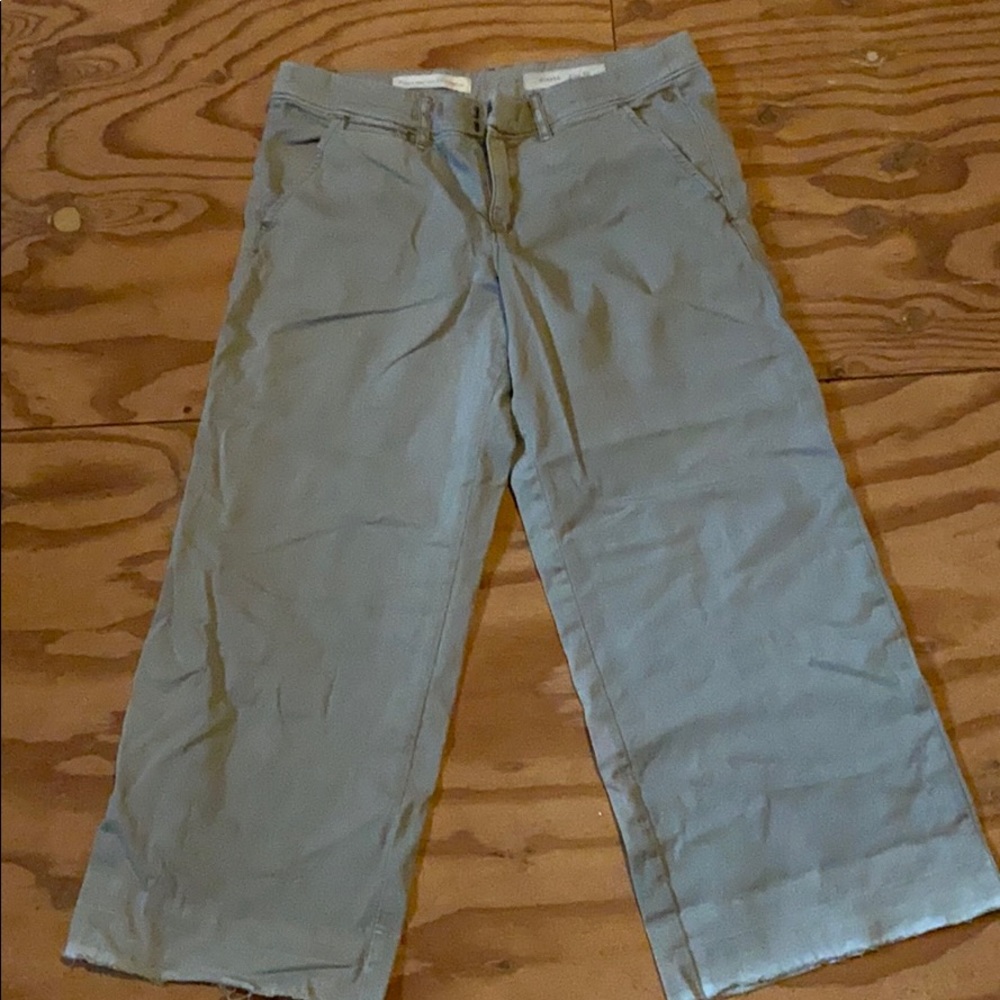 Anthropology Cropped khakis